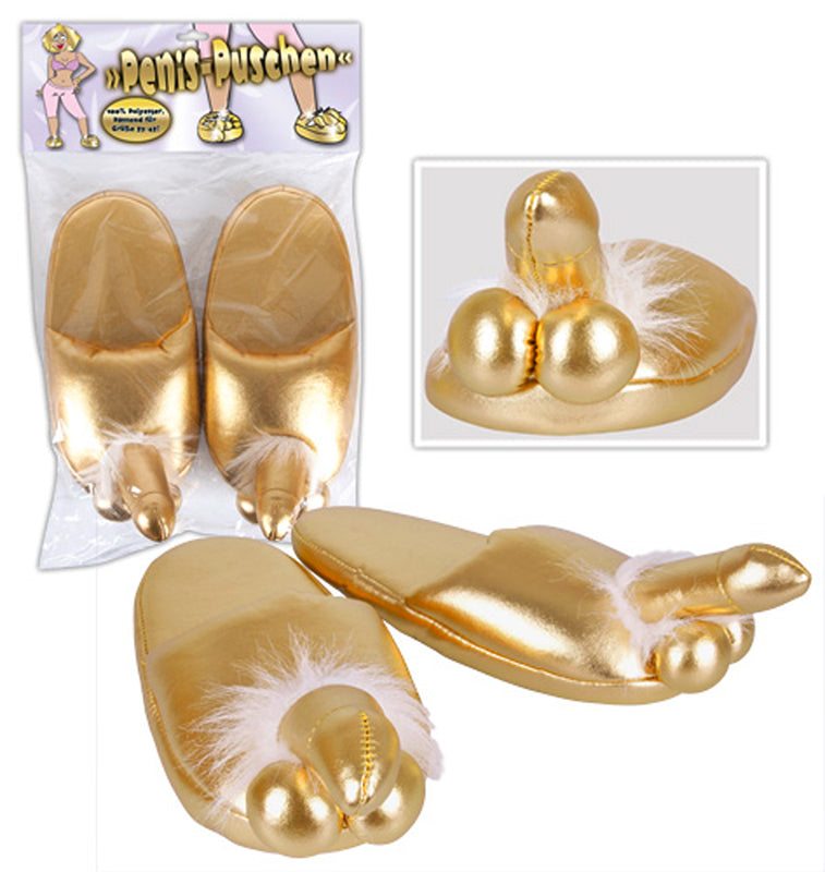Penis-Puschen Goldfarben