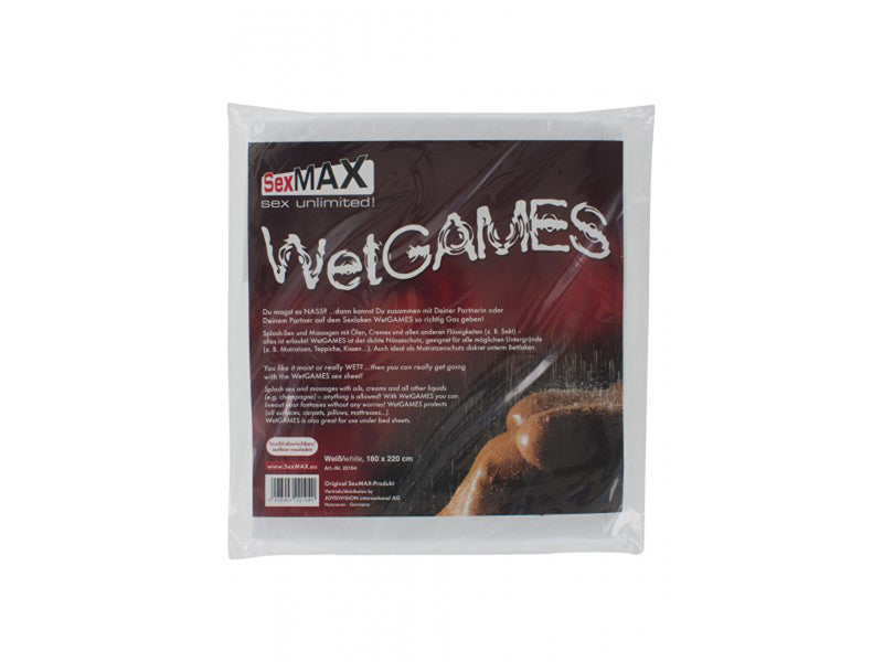 SexMAX WetGAMES Laklaken 180 x 220 cm - Wit