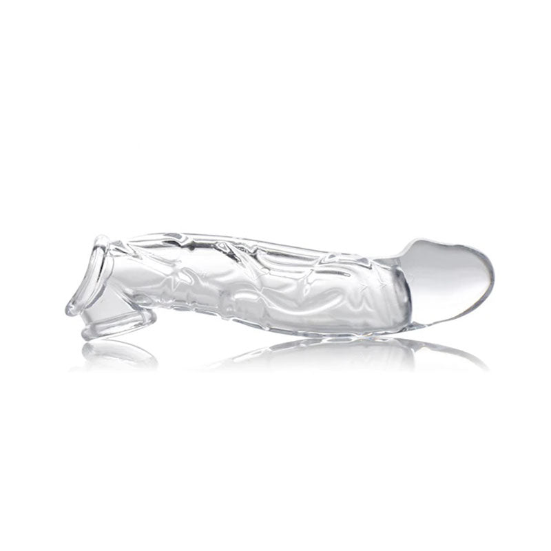 Clear Extender gekrümmte Penishülle, transparent
