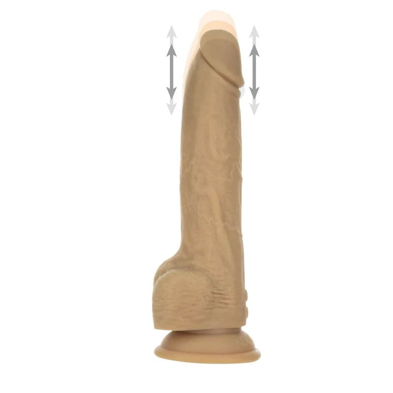 Naked Addiction Realistischer Stoß-Dildo mit Fernbedienung - 23 cm