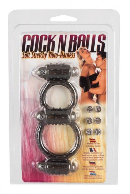 Cock N Balls doppelter Penisring mit 3-fach Vibration