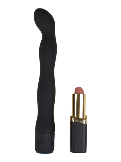 Wellenförmiger Analvibrator in Schwarz