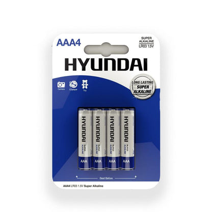 Hyundai Ultra AAA Batterien - 4 Stück