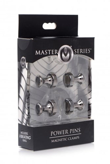 Power Pins magnetisches Nippelklemmen-Set
