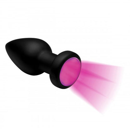 Vibrierender Butt Plug mit LED-Beleuchtung - Mittel