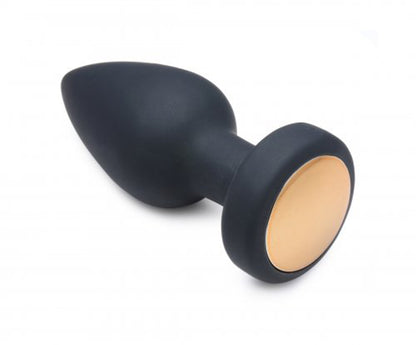 Vibrierender Butt Plug mit LED-Beleuchtung - Mittel
