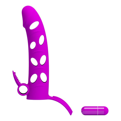 Penishülle mit Klitorisstimulator
