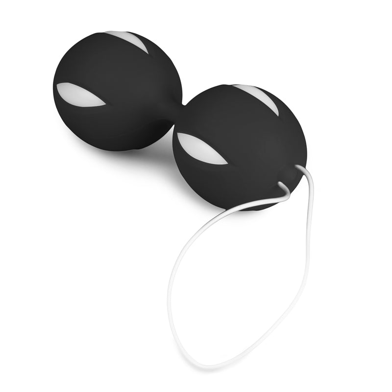 Wiggle Duo Kegel Ball - schwarz/weiß