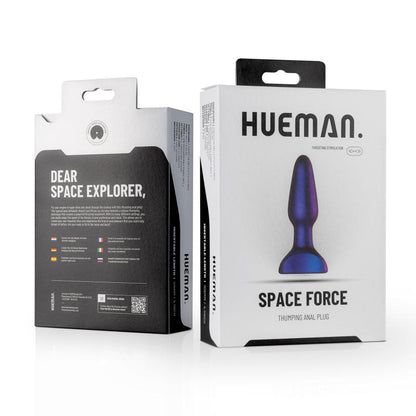 Hueman - Space Force Analplug mit Vibrationen