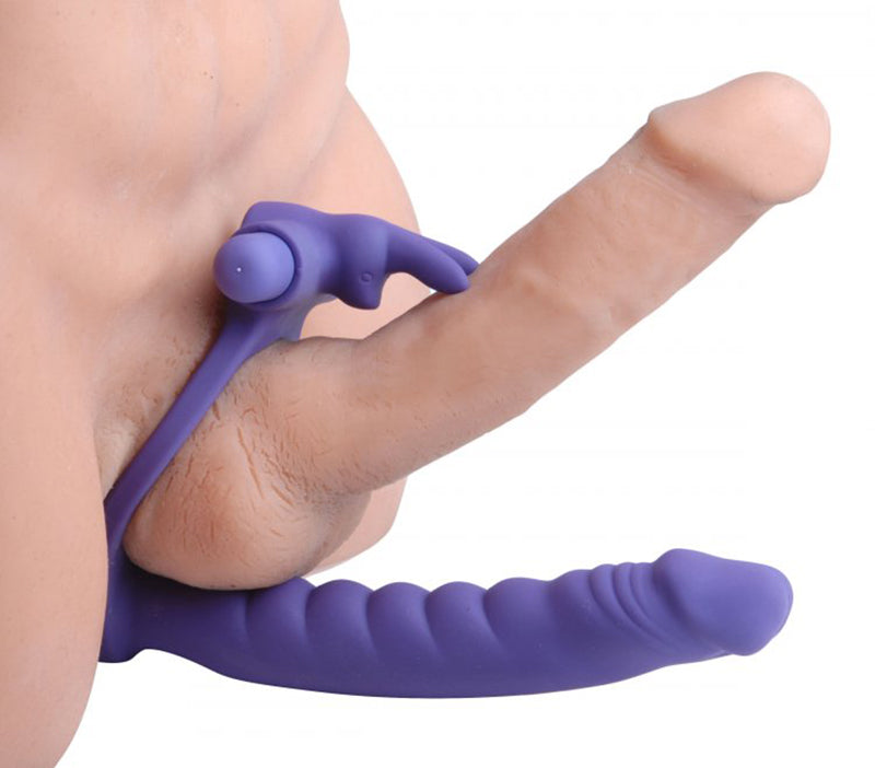 Double Delight Vibrierender Penisring mit Vibrator